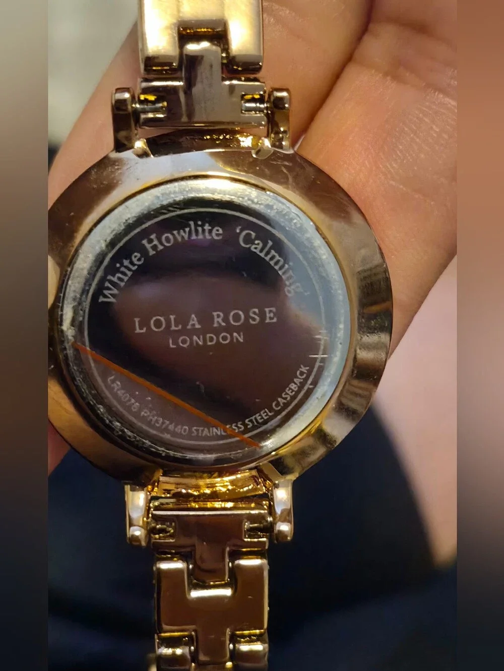 Lola Rose Rose Gold Marble Dial Women's Bracelet Watch